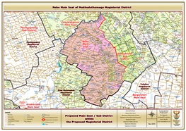 Proposed Main Seat / Sub District Within the Proposed Magisterial