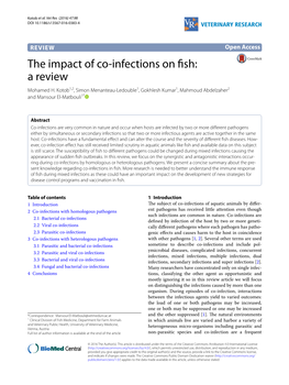 The Impact of Co-Infections on Fish: a Review