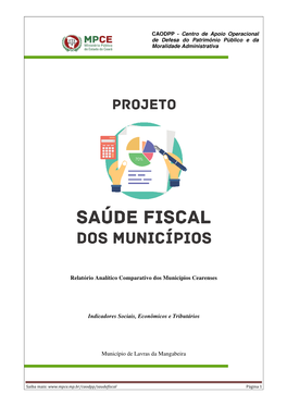 CAODPP - Centro De Apoio Operacional De Defesa Do Patrimônio Público E Da Moralidade Administrativa