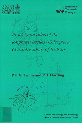 Provisional Atlas of the Longhorn Beetles (Coleoptera, Cerambycidae