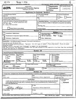 U.S. EPA, Pesticide Product Label, CHEMSICO SPOT WEED KILLER A, 11/07/1996