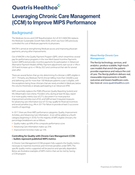 Leveraging Chronic Care Management to Improve MIPS