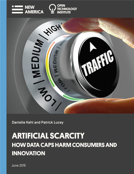 Artificial Scarcity How Data Caps Harm Consumers and Innovation