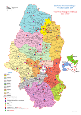 Carte Des Sites Bilingues (2020/2021)