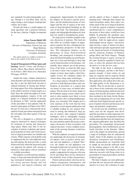 Surgical Management of Sleep Apnea and Snoring