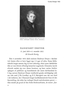 Dankvart Dreyer: Selvportræt 1838 (28 X 21.5 Cm, Tilhorer Jkibjmægler Hjalmar Bmhn, København