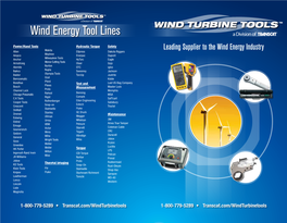 What Does Wind Turbine Tools Offer?