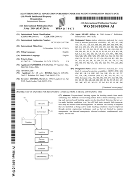 WO 2014/105944 Al 3 July 2014 (03.07.2014) P O P C T