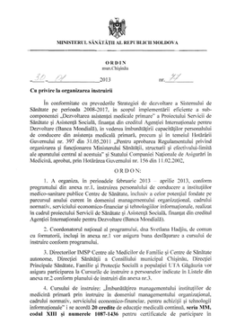 Anexa Nr.2 La Ordinul Ministerului Sănătăţii Nr