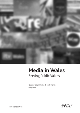 Media in Wales Serving Public Values