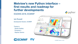 Metview's New Python Interface