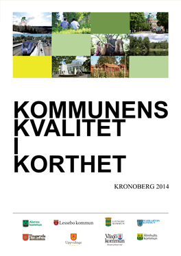 Kommunens Kvalitet I Korthet Kronoberg 2014