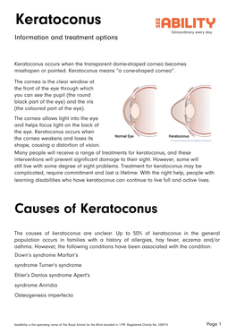 Keratoconus Information and Treatment Options