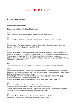 Richard Artschwager