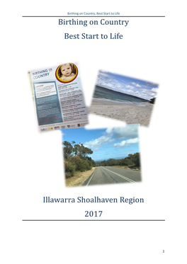 Birthing on Country Best Start to Life Illawarra Shoalhaven Region 2017