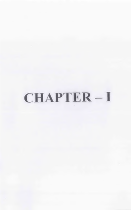 Chapter - 1 Chapter - 1