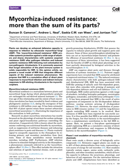 Mycorrhiza-Induced Resistance: More Than the Sum of Its Parts?