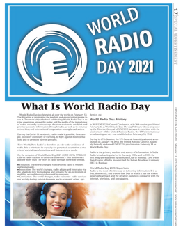 What Is World Radio Day Radio World What Is World Radio Day Is Celebrated All Over the World on February 13