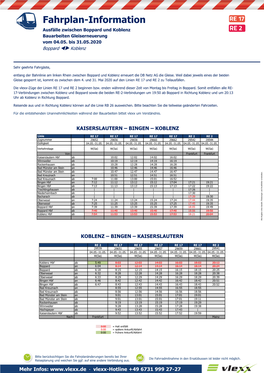 Fahrplan-Information