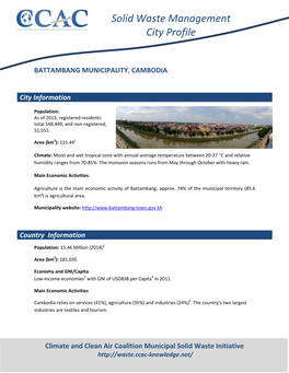 Battambang City Profile