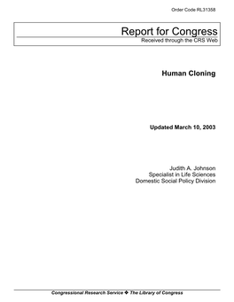 Human Cloning