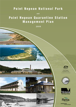 Point Nepean Quarantine Station Management Plan