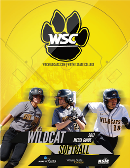 WAYNE STATE WILDCATS 2017 SOFTBALL SCHEDULE Date Opponent Time Feb