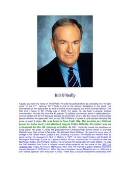 Bill O'reilly, to Slavery Reparations Advocate Rev