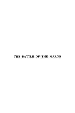 The Battle of the Marne in Memoriam N
