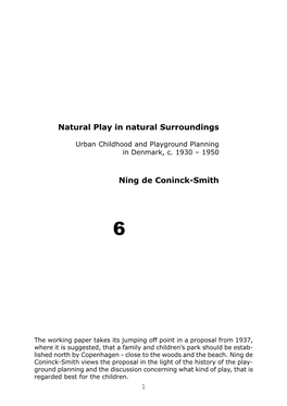 6 Natural Play
