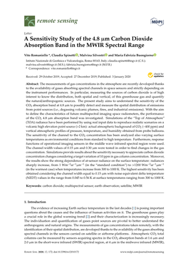 A Sensitivity Study of the 4.8 M Carbon Dioxide Absorption Band In