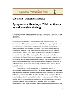 Lacanian Psychoanalysis Has a Tense Relationship with Political Philosophy