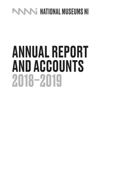 2018-19 Annual Report and Accounts