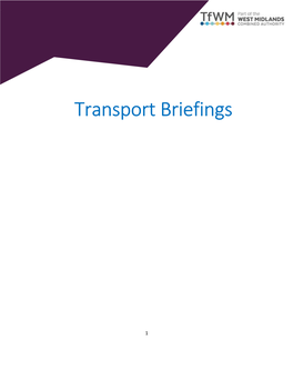 Transport Briefings