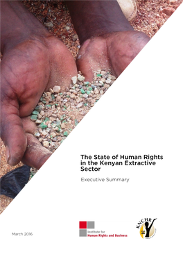 The State of Human Rights in the Kenyan Extractive Sector