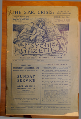 International Psychic Gazette V18 N200 May 1930