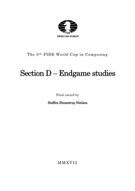 Endgame Studies