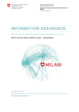 Information Assurance MELANI