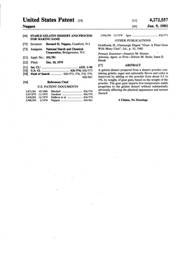 United States Patent (19) 11) 4,272,557 Nappen 45) Jun