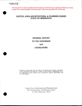 Capitol Area Architectural & Planning Board State Of