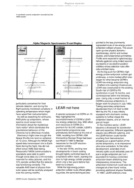 LEAR Not Here Decelerated from 3.5 Gev to 600 Operating Temperature Which Might Mev by the PS, It Was Initially Have Upset Their Instrumentation