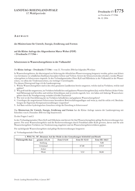 Drucksache 17 1775 Schutzzonen In