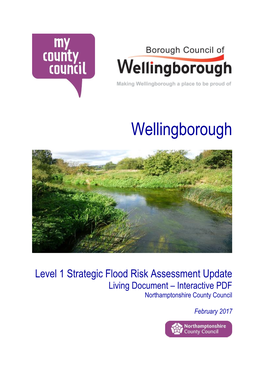 Level 1 Strategic Flood Risk Assessment Update Living Document – Interactive PDF Northamptonshire County Council