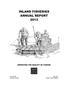 Inland Fisheries Annual Report 2013