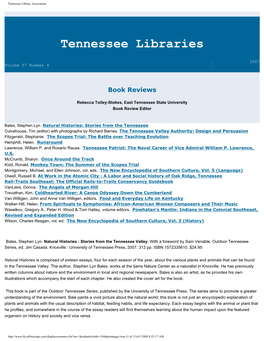 Tennessee Library Association