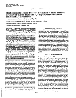 Staphylococcal Nuclease