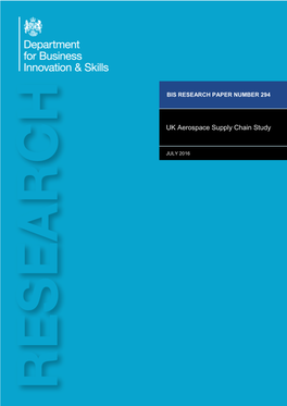 UK Aerospace Supply Chain Study