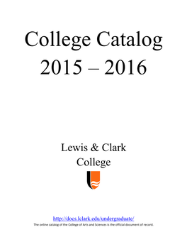 Lewis & Clark Catalog