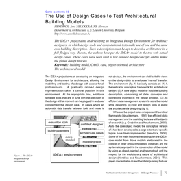 The Use of Design Cases to Test Architectural Building Models