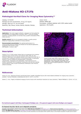 Anti-Histone H3-171Yb